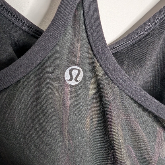 Lululemon Power Y Tank *Luon Light Midnight Iris Multi / Black 6 - Picture 9 of 10